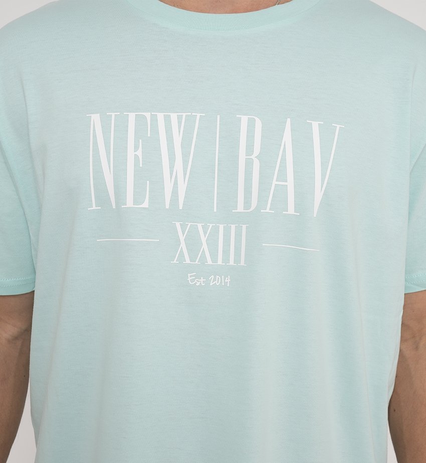 NB Totti Basic Shirt Caribbean Blue - new-bav