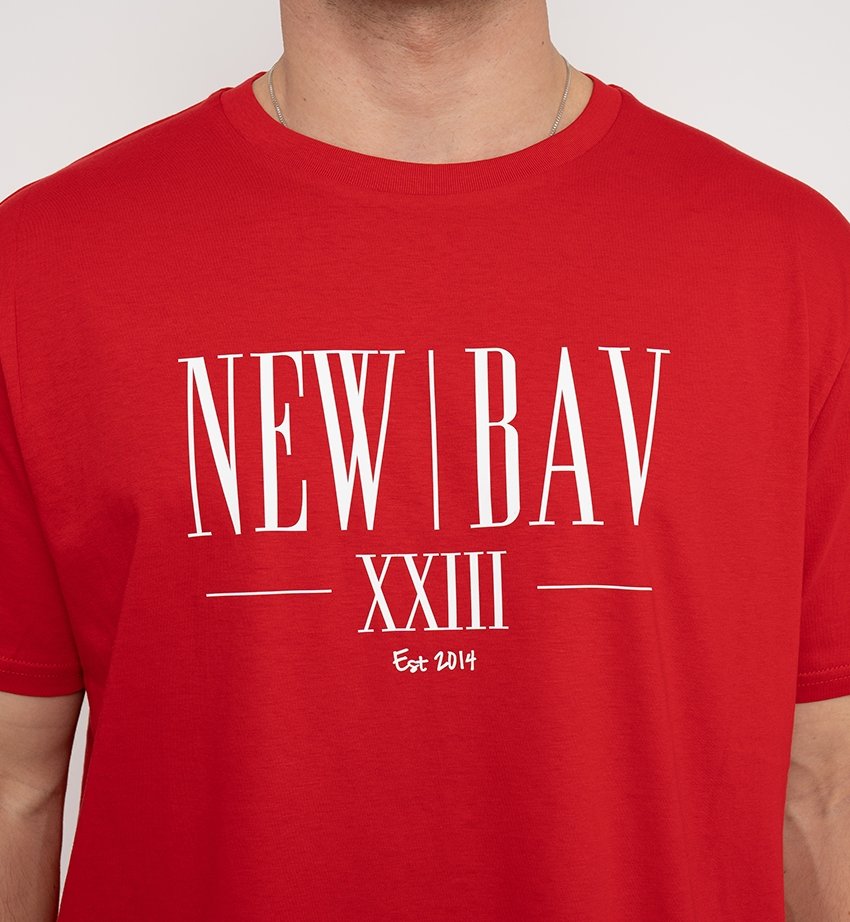NB Totti Basic Shirt Red - new-bav