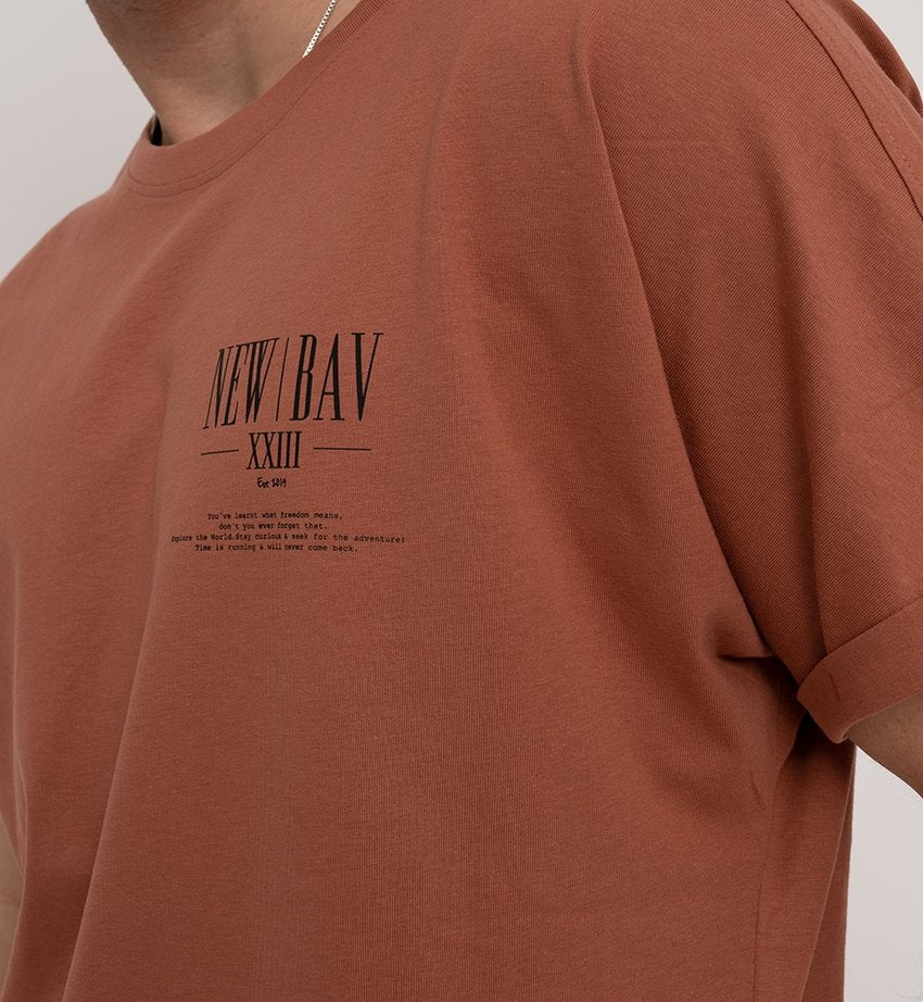 NB Viera Oversize Shirt Terracotta - new-bav